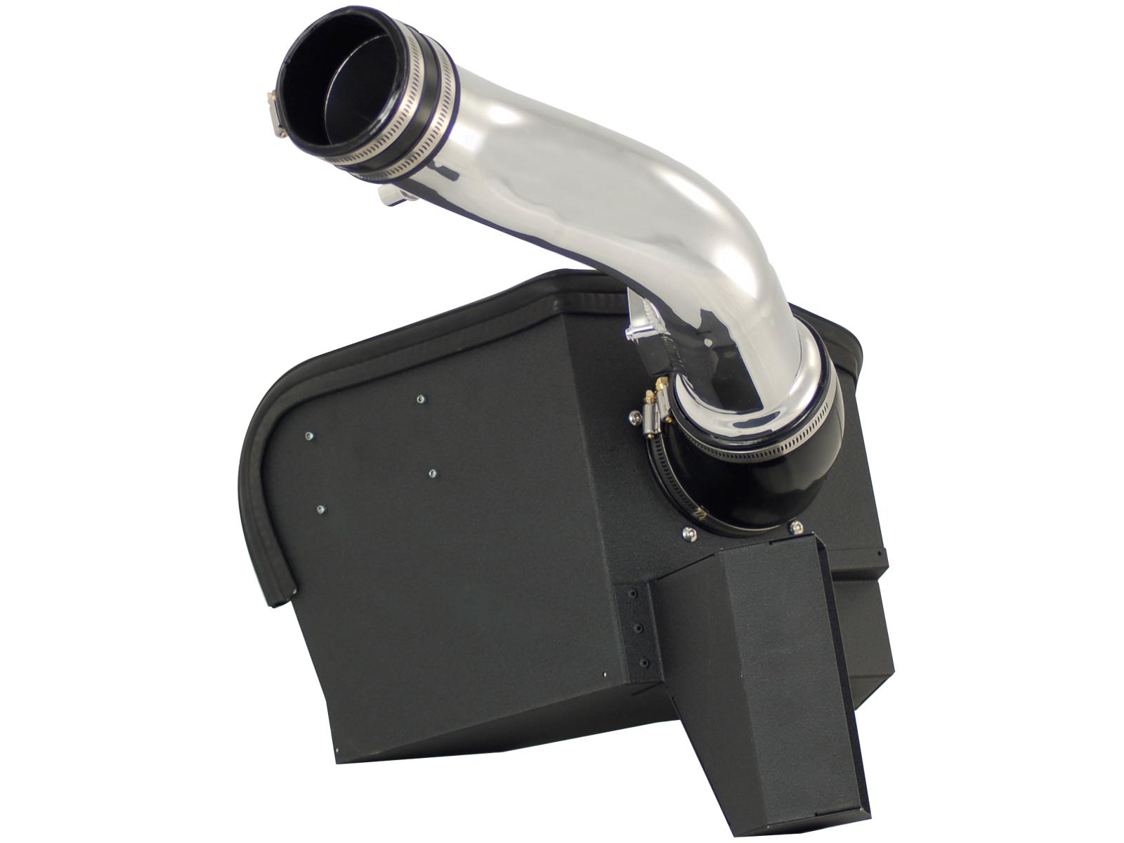 AFE Magnum FORCE Stage-2 Cold Air Intake System w/ Pro DRY S Media Polished (2011-2014 Mustang) - 51-12102-P