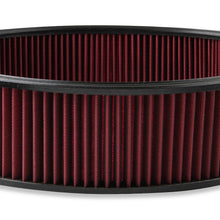 Holley Air Filter - Replacement - 16" x 4" - Red Washable Gauze Filter.  - 220-40