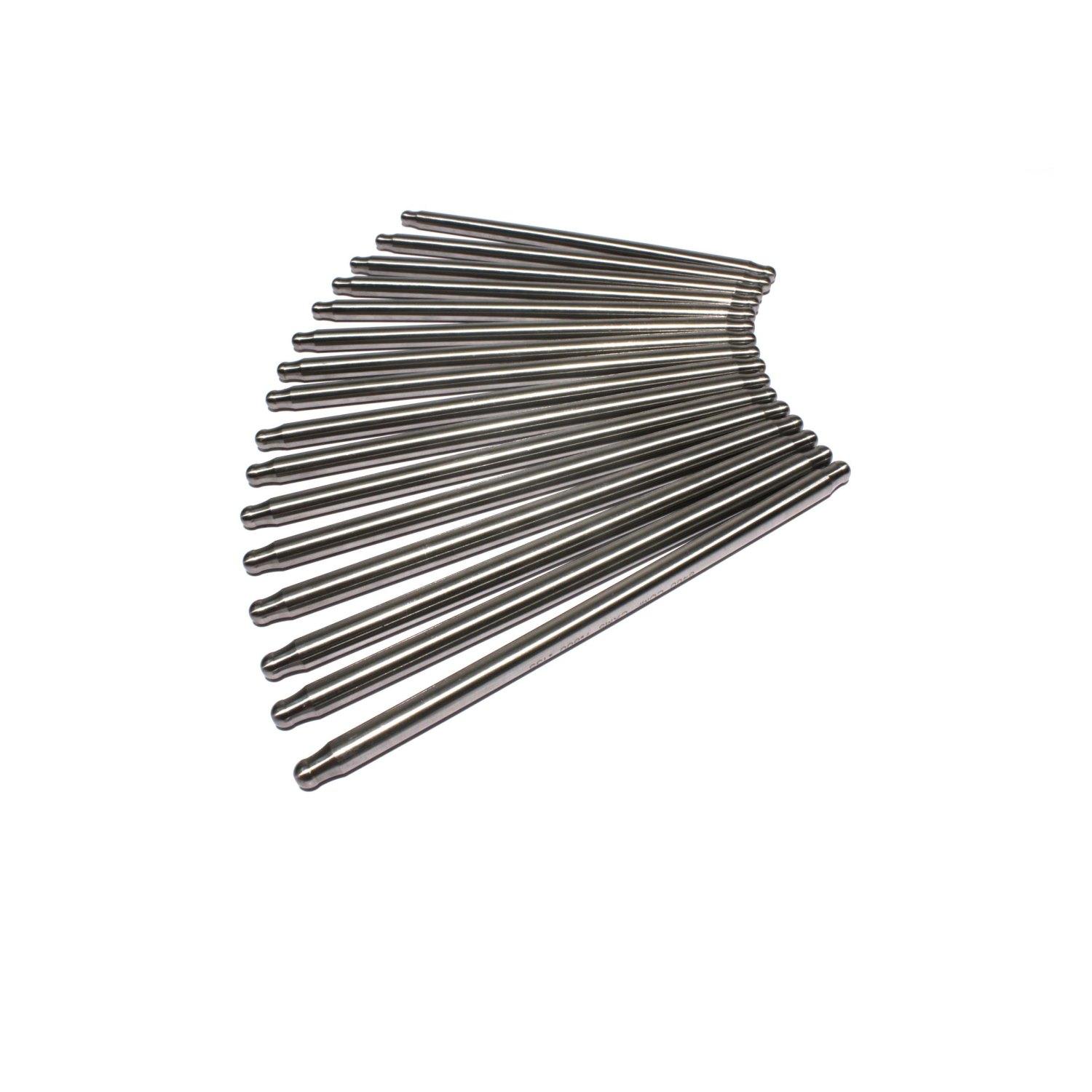 Comp Cams Hi-Tech One-Piece 7.750" Long, .135" Wall, 3/8" Diameter Pushrod Set - 8459-16