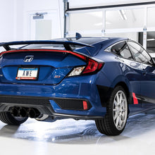AWE Dual-to-Triple Tip Conversion for 10th Gen Civic Si - Diamond Black Tip (AWE Exhaust required) - 3810-53020
