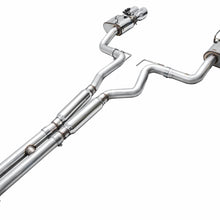 AWE SwitchPath Catback Exhaust - Quad Chrome Silver Tips (2024-2026 Mustang GT) - 3025-42650