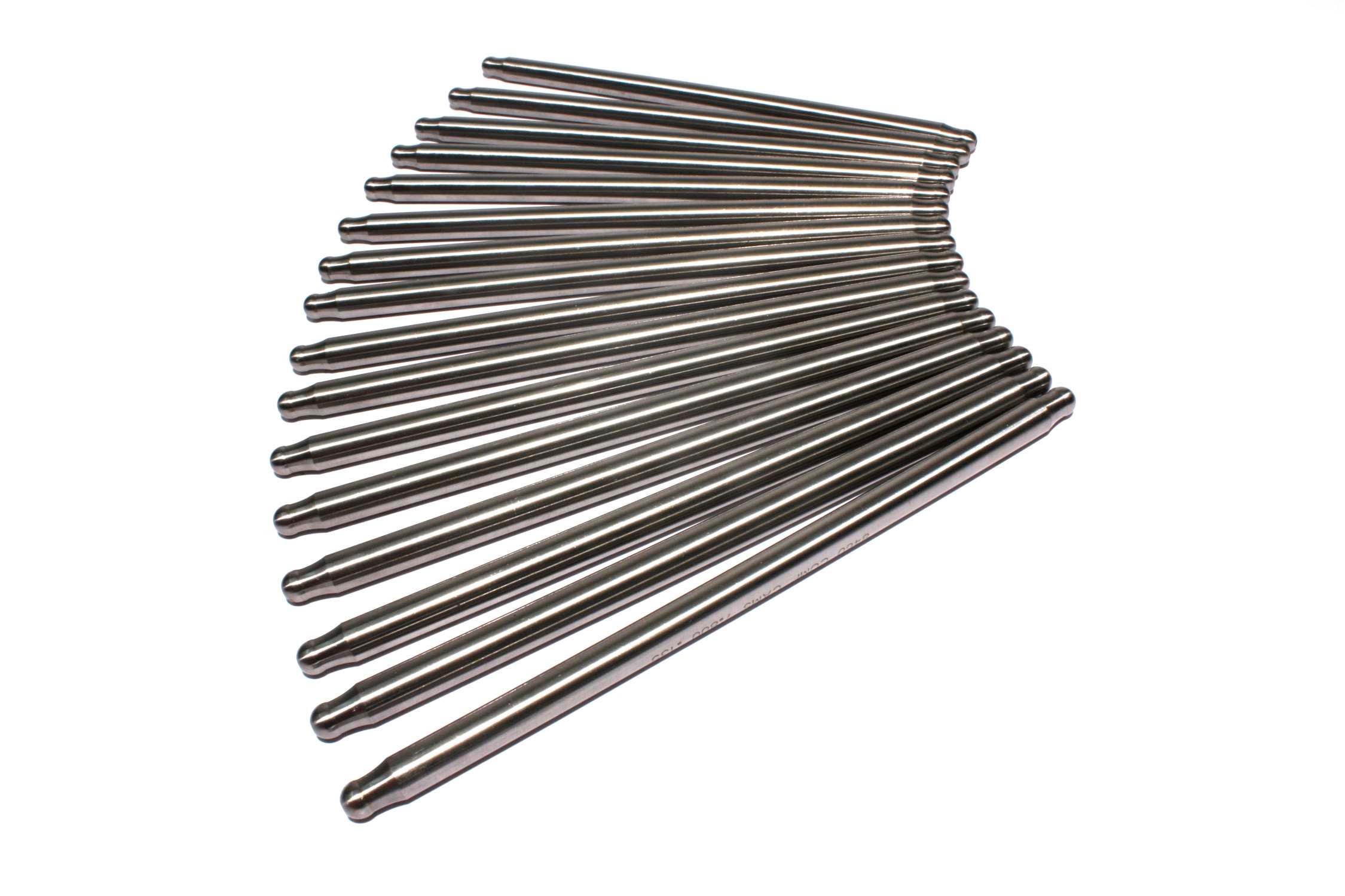 Comp Cams Hi-Tech One-Piece 8.280" Long, .135" Wall, 3/8" Diameter Pushrod Set - 8461-16