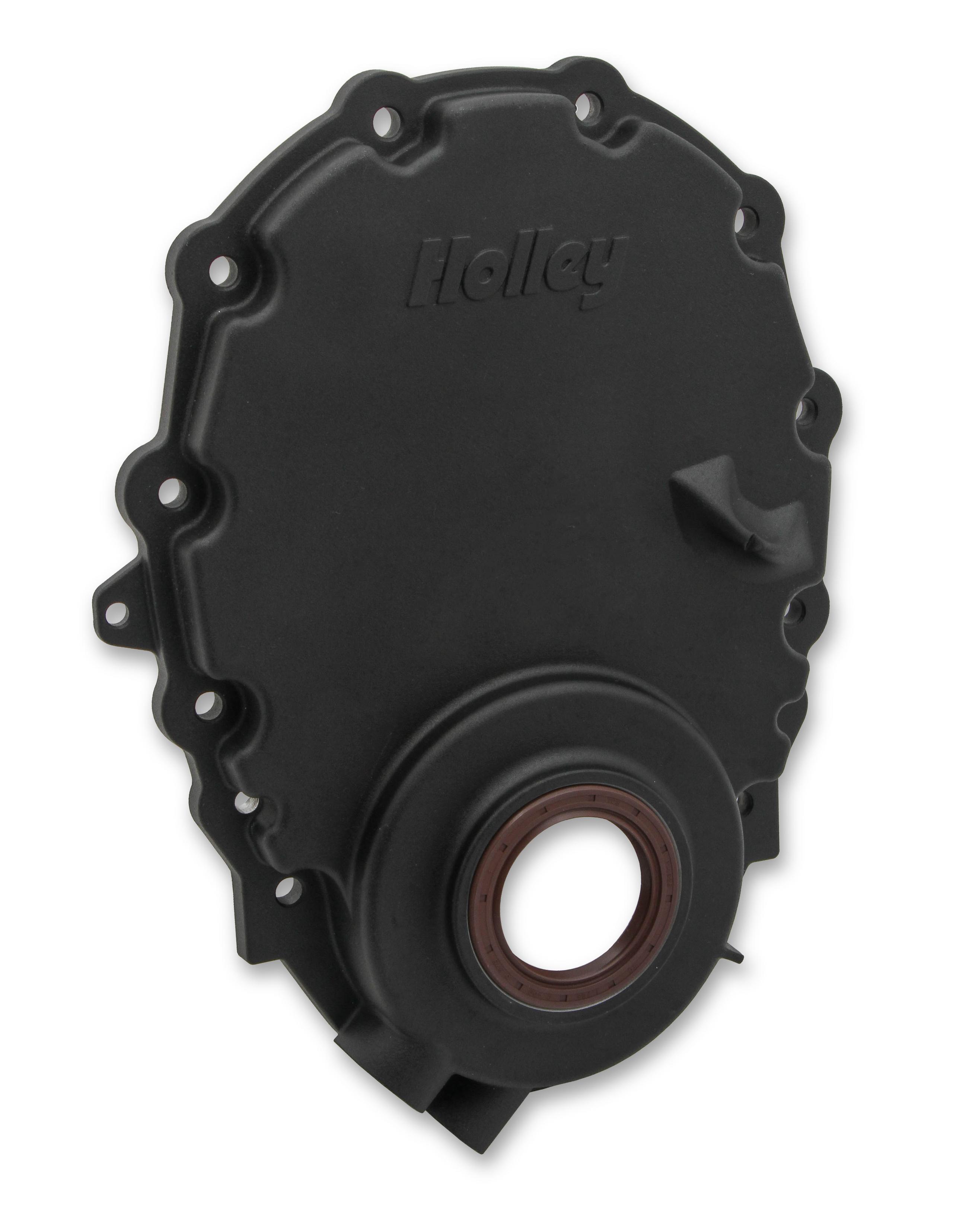 Holley Cast Aluminum Timing Chain Cover.  - 21-153