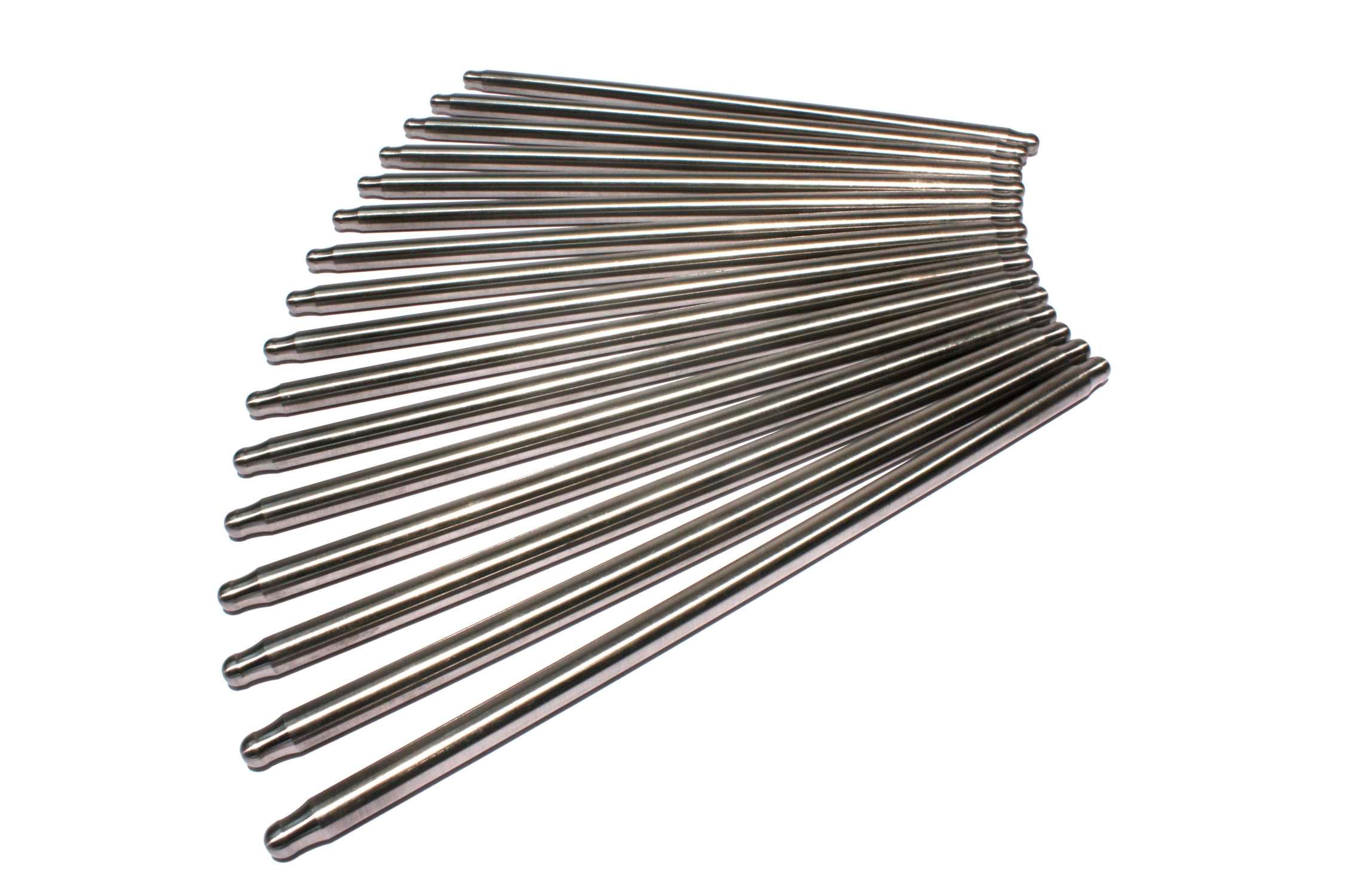Comp Cams Hi-Tech One-Piece 9.350" Long, .135" Wall, 3/8" Diameter Pushrod Set - 8470-16