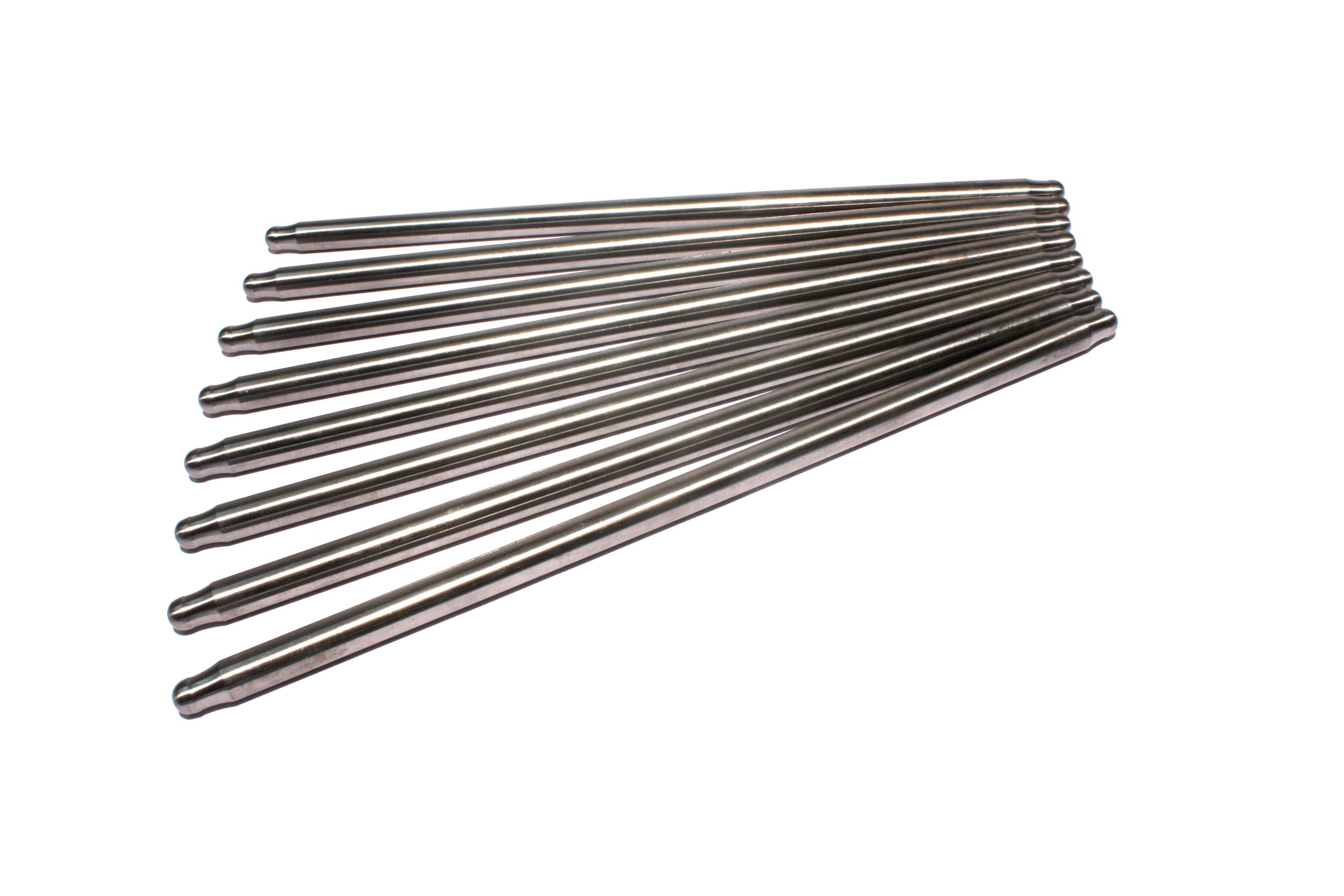 Comp Cams Hi-Tech One-Piece 9.350" Long, .135" Wall, 3/8" Diameter Pushrod Set of 8 - 8470-8