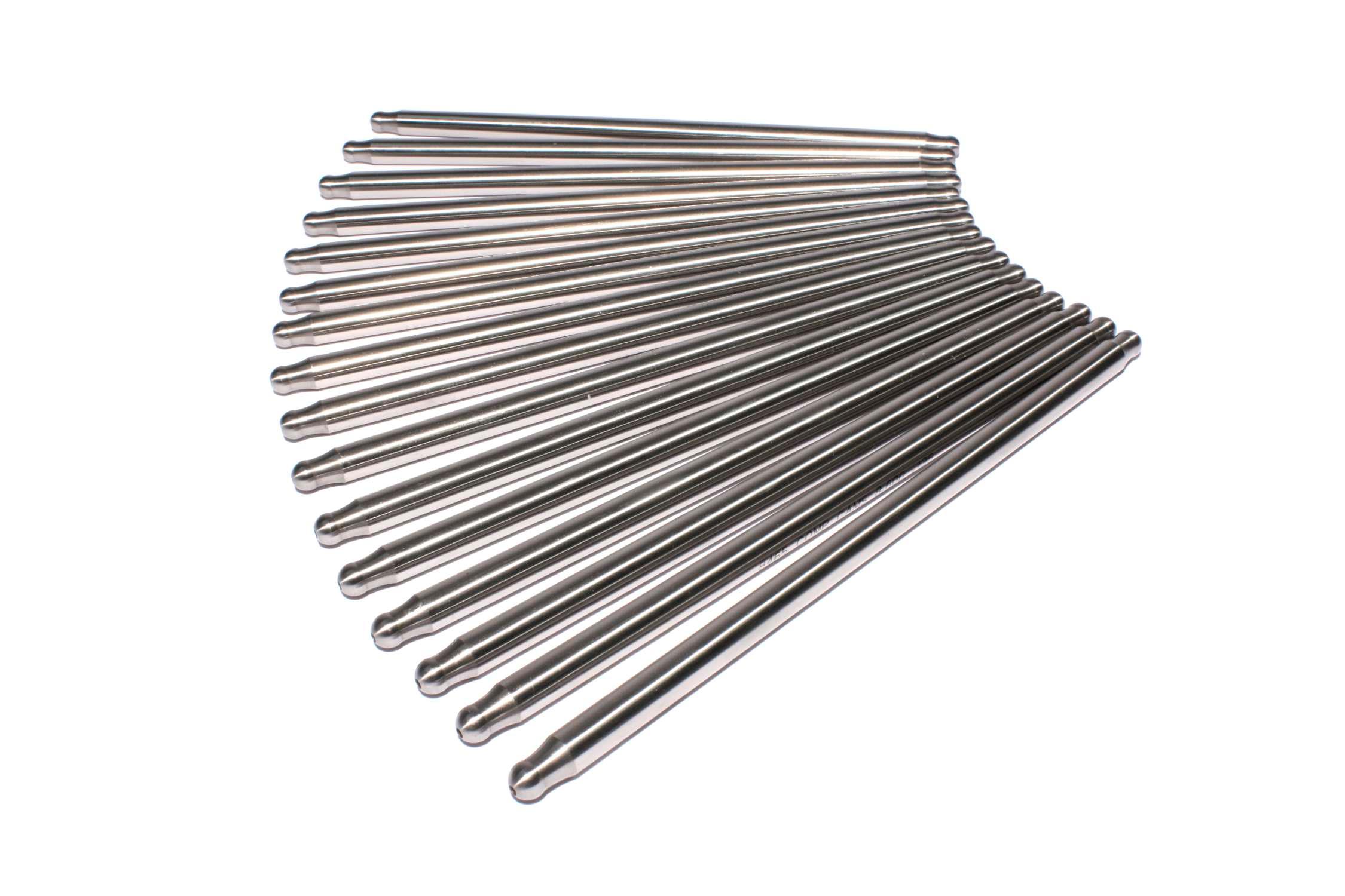 Comp Cams Hi-Tech One-Piece 8.350" Long, .135" Wall, 3/8" Diameter Pushrod Set - 8483-16
