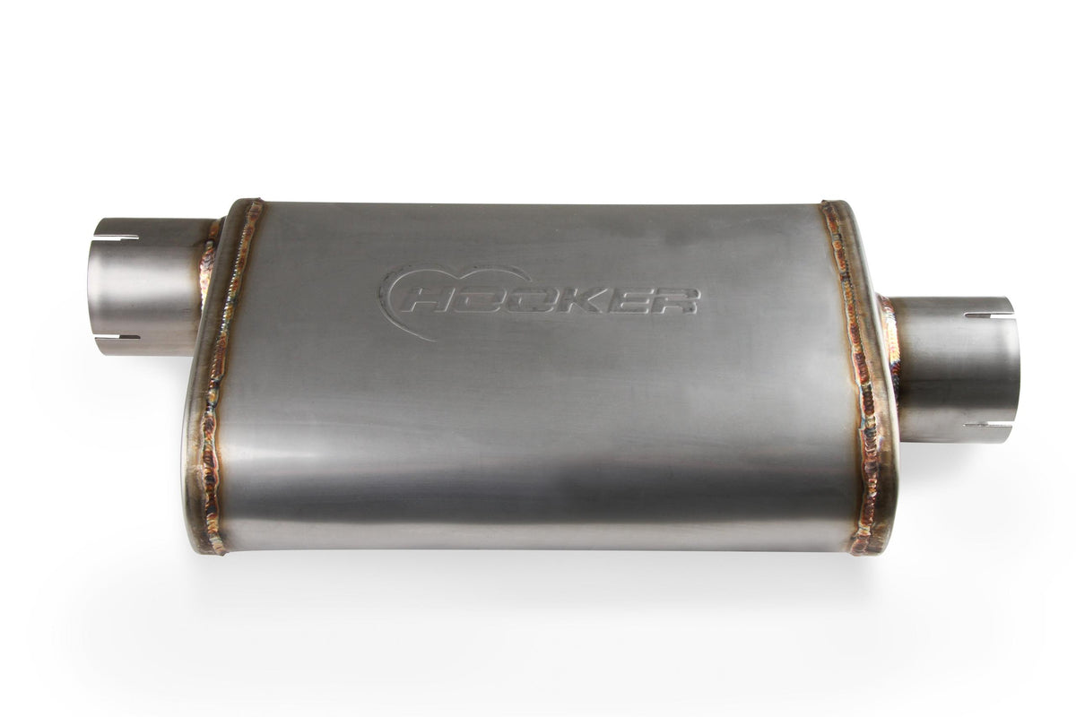 Hooker Muffler, 304Ss Offset/Center 3" - 21645HKR