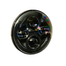 Morimoto Sealed Beam:  Sealed7 2.0 (7" Round) (Black) (Universal) - LF271