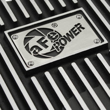 aFe POWER Transmission Pan Black w/ Machined Fins (2011-2021 F-250 Super Duty, F-250 Super Duty, F-350 Super Duty, F-350 Super Duty) - 46-70182