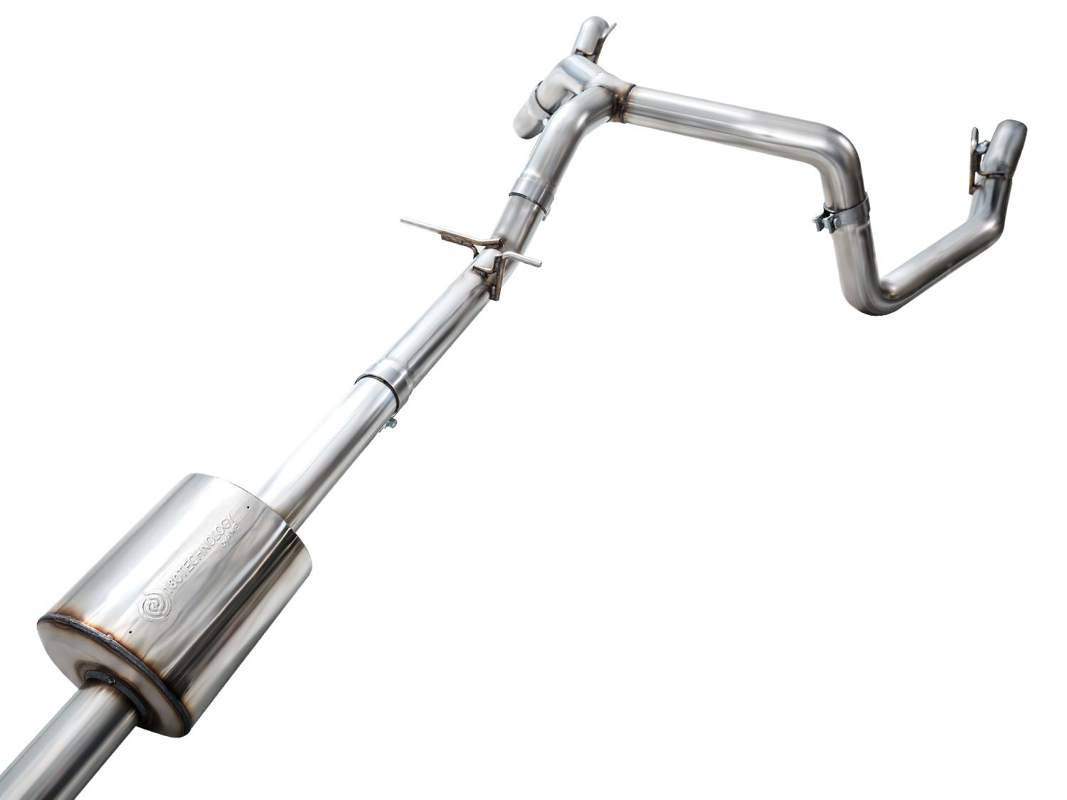 AWE 0FG Catback Split Rear Exit Exhaust for 4th Gen Silverado/Sierra 1500 5.3L - 3015-31200