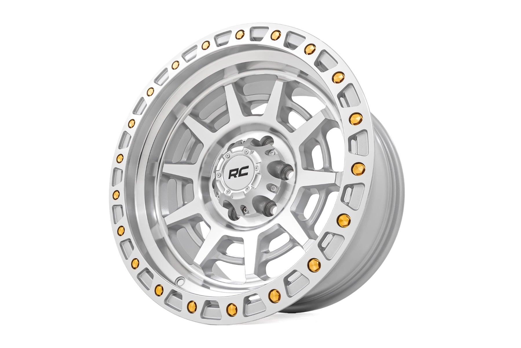 Rough Country 85 Series Wheel Simulated Beadlock Full Machine 17x9 8x6.5 +0 (1953-1999 F-350, F-250, W200 Pickup, K20 Pickup, C20 Pickup, C20 Suburban, K20 Suburban, K35/K3500 Pickup, C25/C2500 Suburban, C25/C2500 Pickup, K25/K2500 Pickup, W300 Pickup, K2