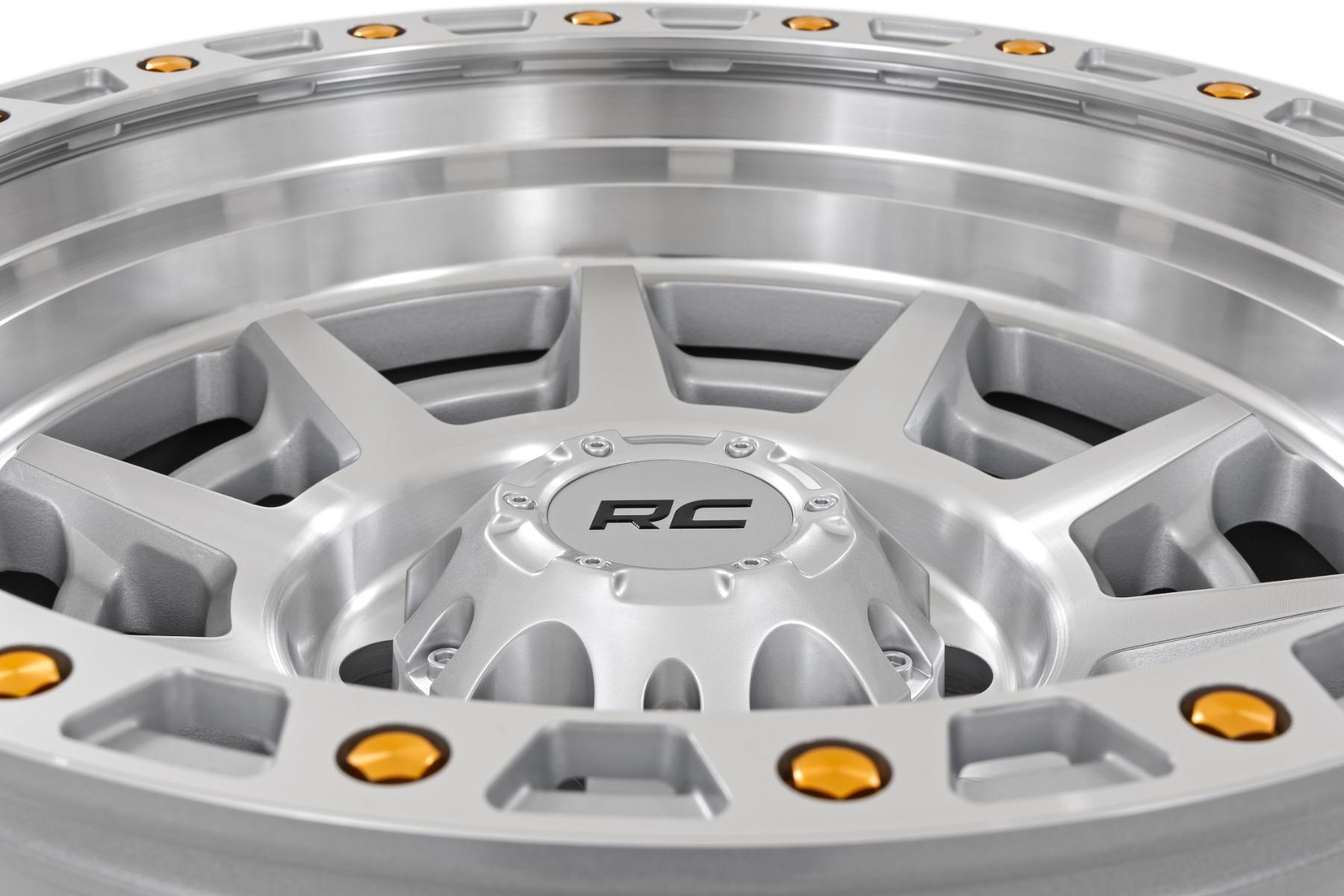 Rough Country 85 Series Wheel Simulated Beadlock Full Machine 17x9 8x6.5 +0 (1953-1999 F-350, F-250, W200 Pickup, K20 Pickup, C20 Pickup, C20 Suburban, K20 Suburban, K35/K3500 Pickup, C25/C2500 Suburban, C25/C2500 Pickup, K25/K2500 Pickup, W300 Pickup, K2