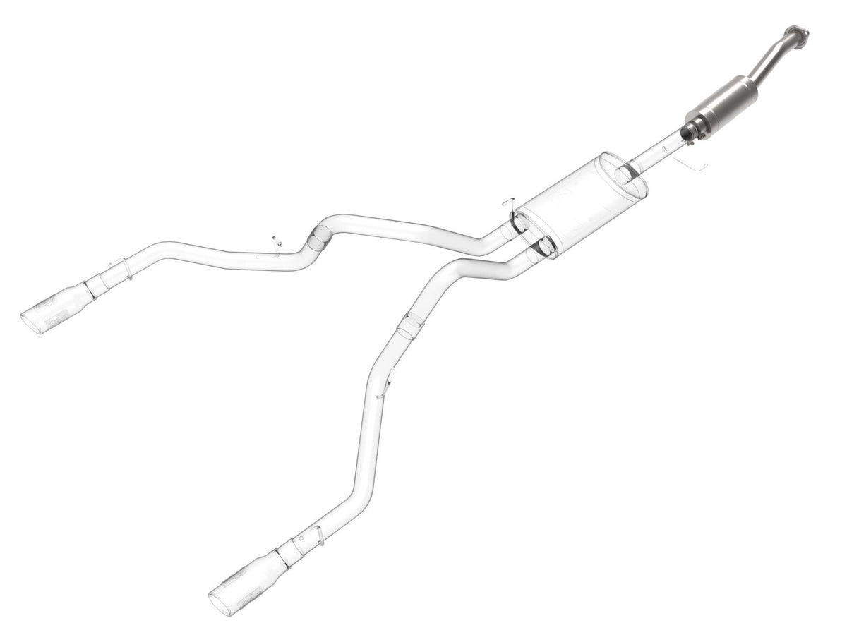 AFE Vulcan Series 409 Stainless Steel Resonator Upgrade Pipe (Fits aFe POWER Exhaust Systems) - 49C43132