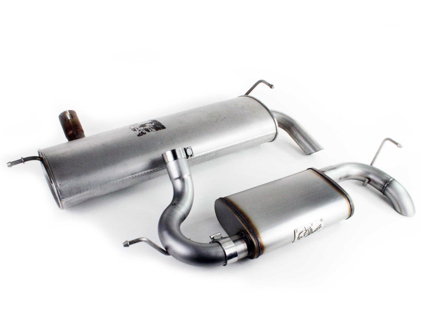 AFE MACH Force-Xp 2-1/2in 409 Stainless Steel Axle-Back Exhaust System - 49-46219