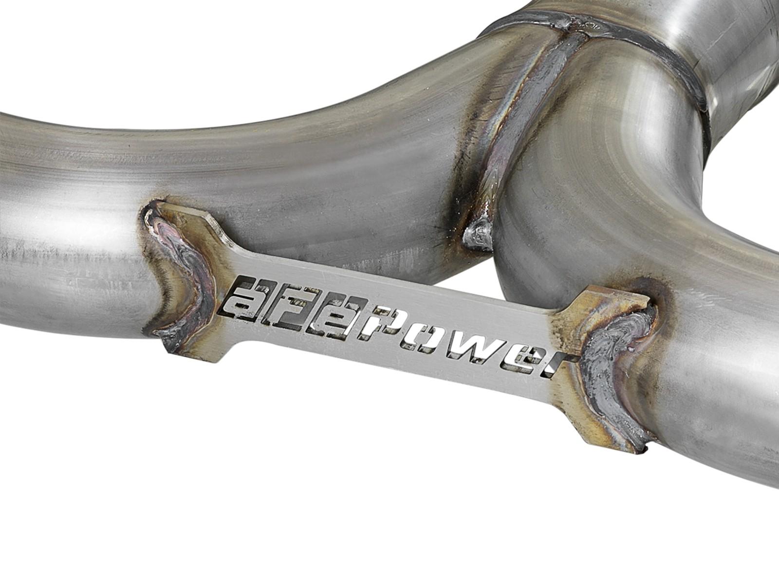 AFE Cat-Back Exhaust System (2015-2017 Volkswagen GTI L4-2.0L (t)) - 49-36418-P