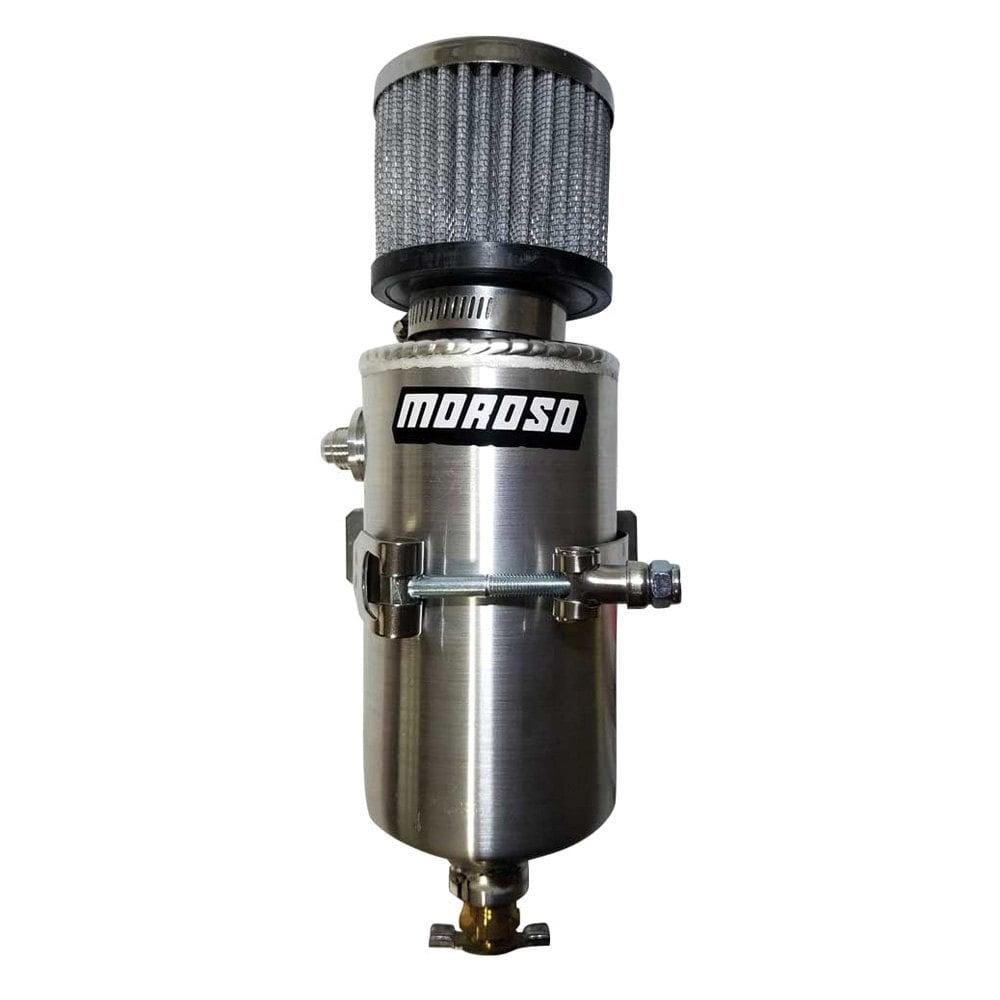 Moroso Tank, Breather, Catch Can,  -6 An Male Fitting - 85456