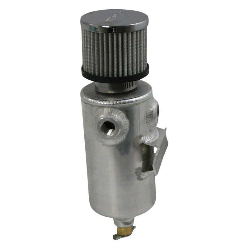 Moroso Tank, Breather, Catch Can,  3/8 Npt Female And 1/2 Npt Female, Roll Bar Mount - 85464