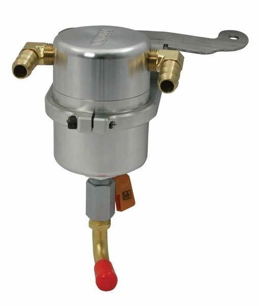Moroso 2011-2014 Mustang V6 Large Body Air Oil Separator (Brushed)
