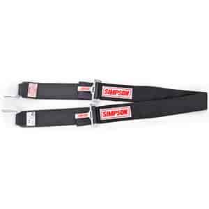 Simpson Racing Simpson 3" Ind. Harness, Wrap Around - 30002BK