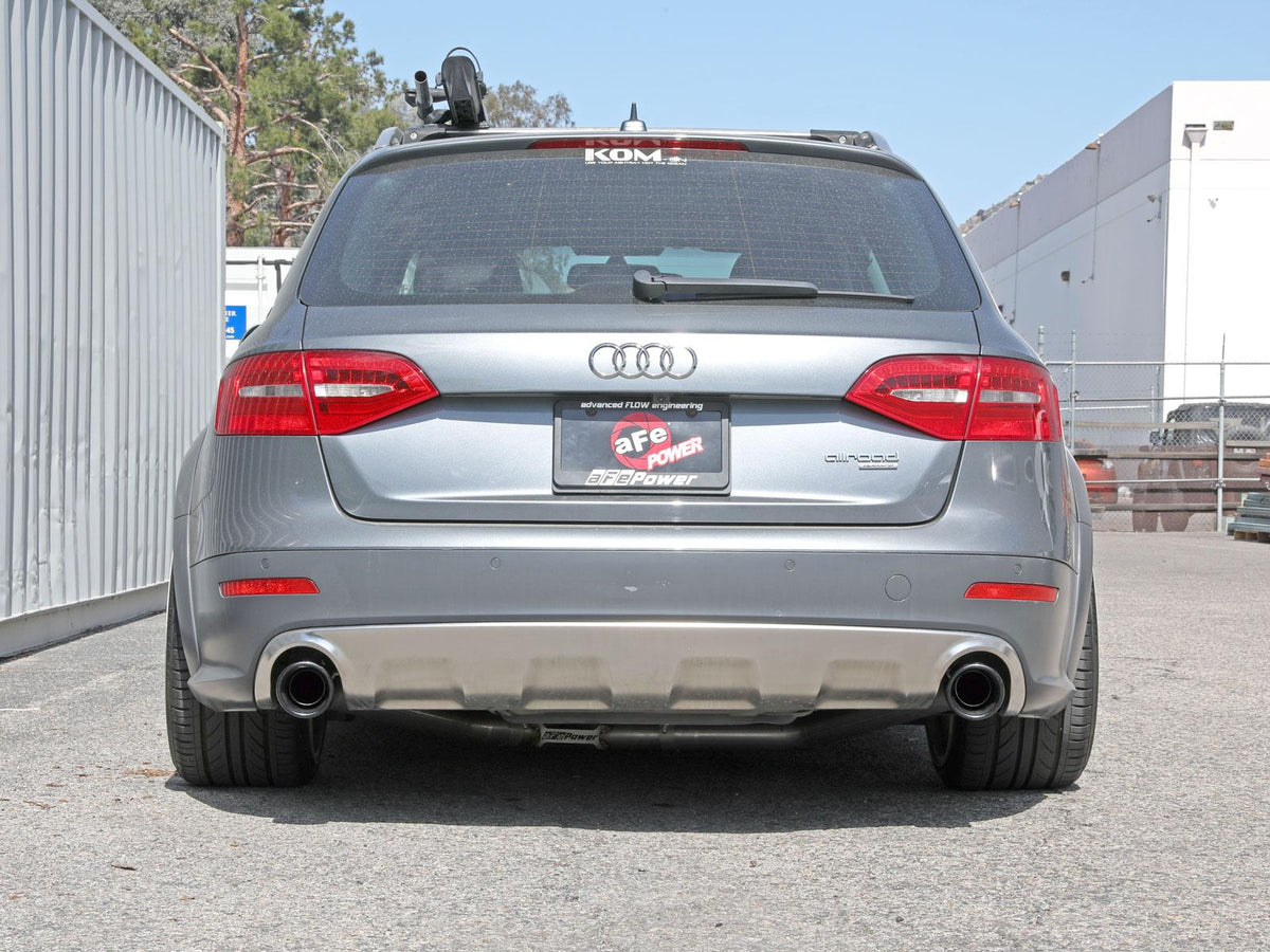 AFE MACH Force-Xp Axle-Back Exhaust System w/ Black Tip (2013-2016 allroad) - 49-36437-B