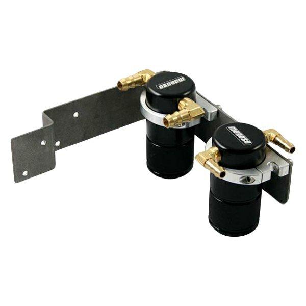 Moroso Separator, Air Oil, Catch Can, Small Body, Black Finish, Subaru Sti, 08-14, Top Mount Intercooler - 85645