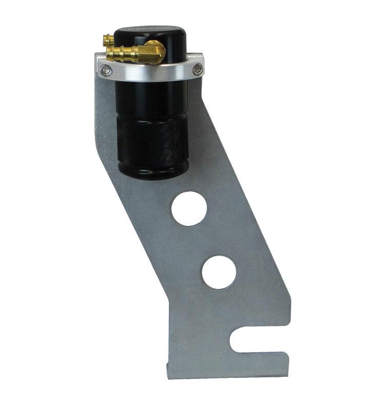 Moroso 86-93 Mustang 5.0L Small Body Air-Oil Separator (Black)