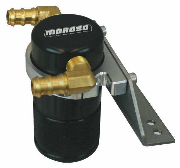 Moroso 2011-2014 F150 3.5L/5.0L Small Body Air Oil Separator (Black)