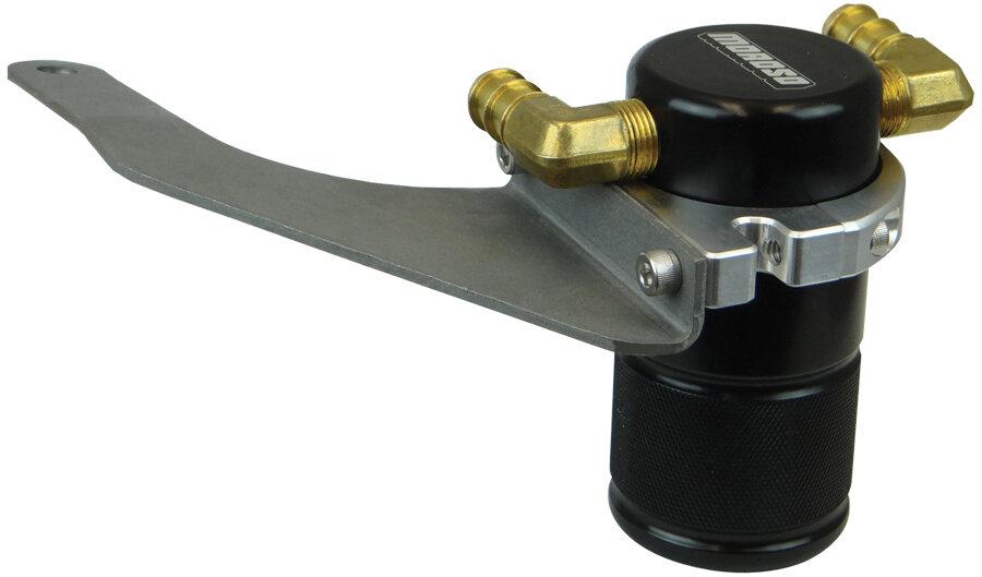 Moroso 2015-2016 Mustang 2.3L Ecoboost Small Body Air Oil Separator (Black)