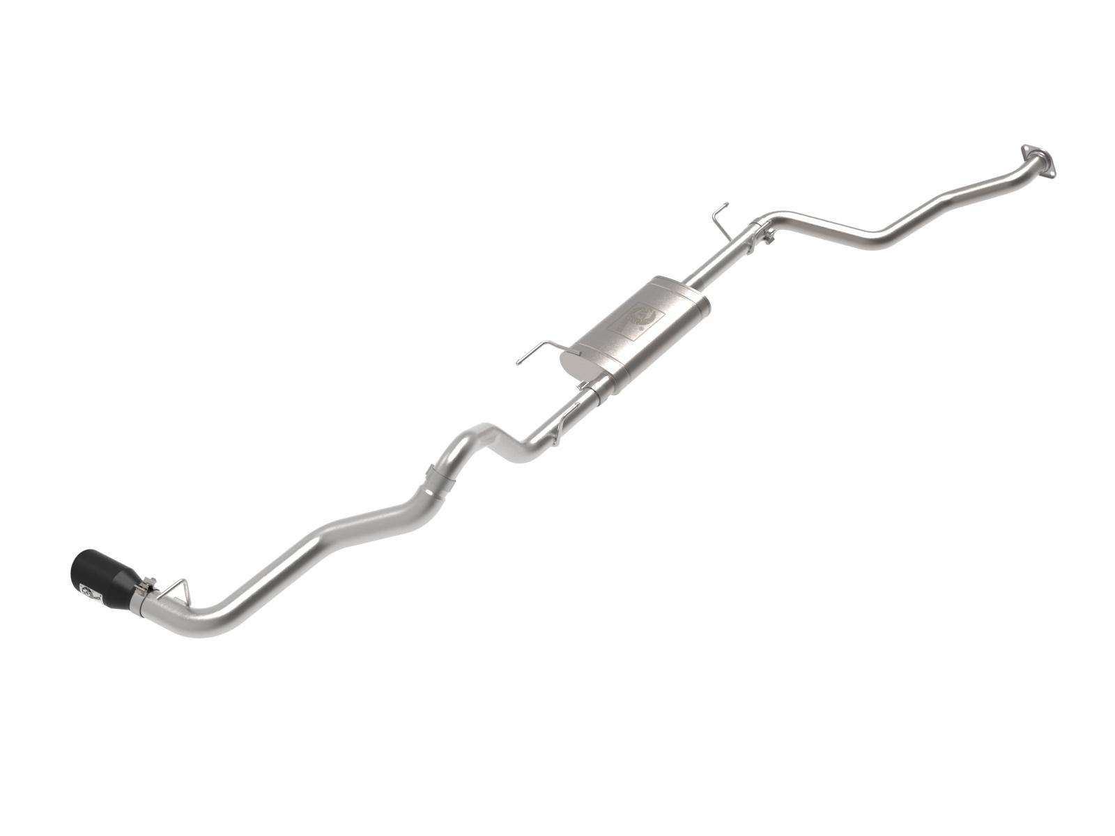 AFE Apollo GT Series 2-1/2 IN to 3 IN 409 SS Cat-Back Exhaust System w/ Black Tip (2024 Tacoma) - 49-46071-B