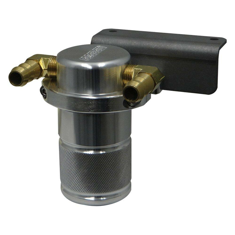 Moroso Separator, Air Oil, Catch Can, Small Body,  Dodge Challenger, Charger Hellcat 15-19 - 85702