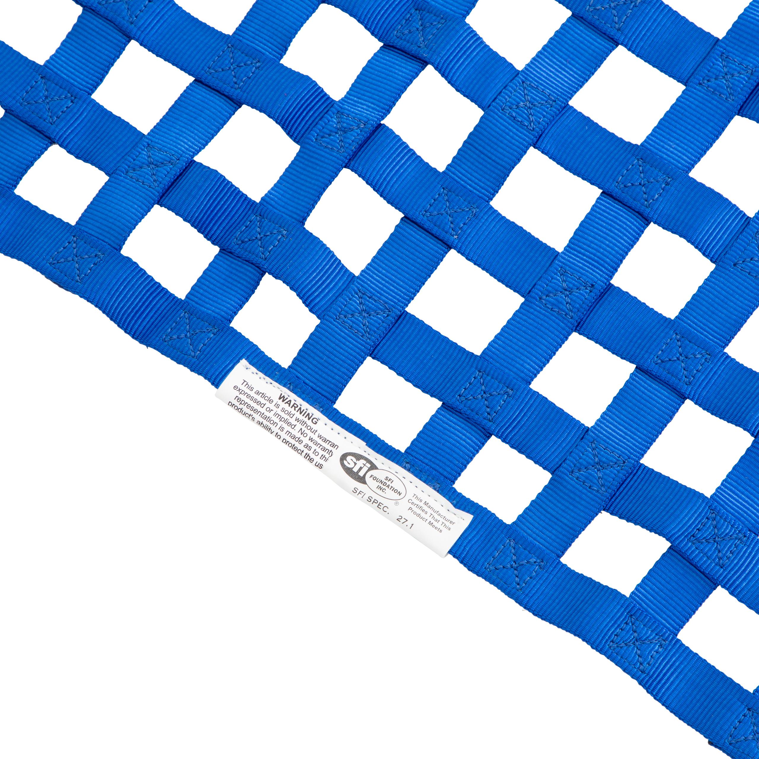 Simpson Racing Standard Stock Car Window Net - 36003BL