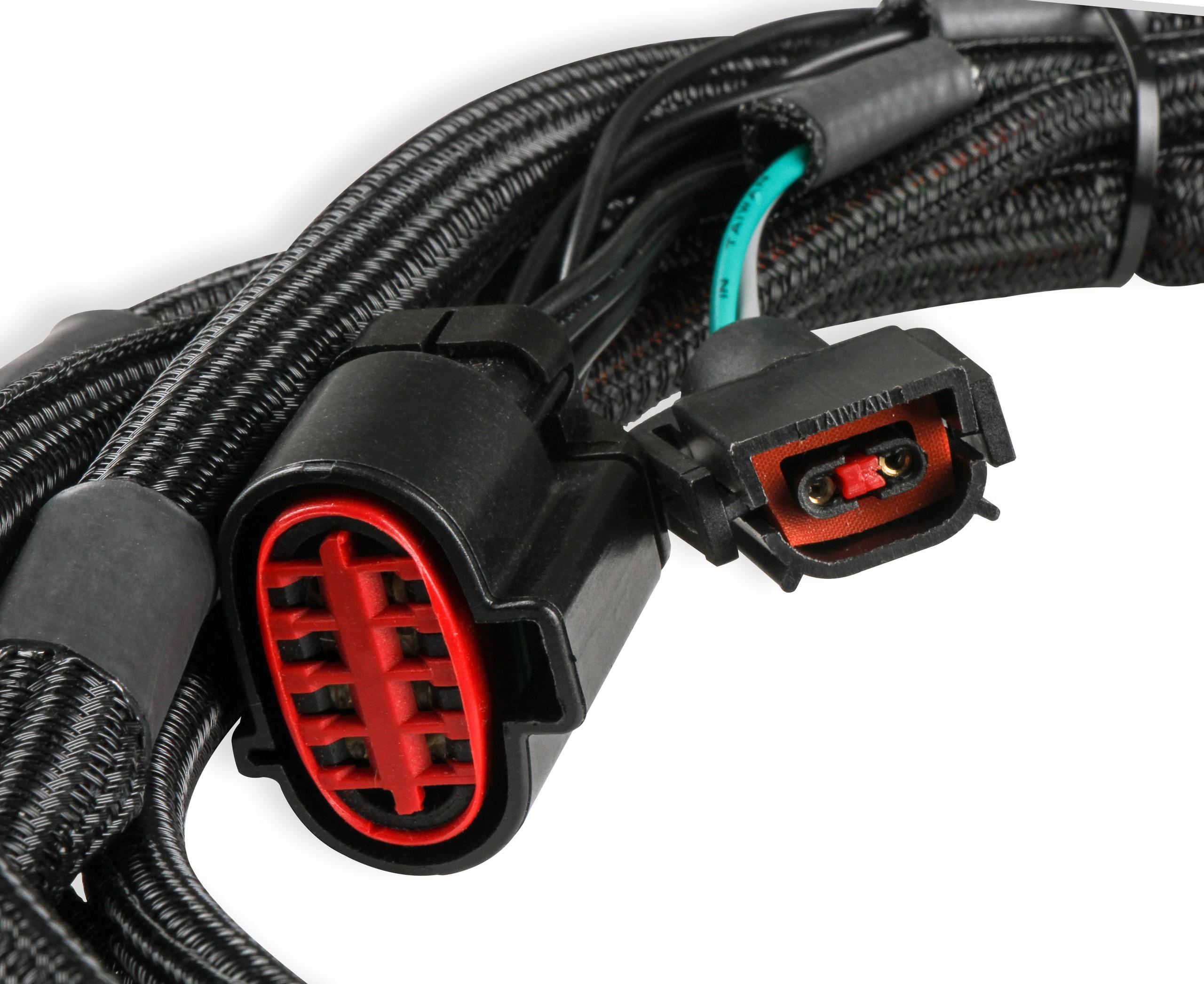 Holley 1992-1997 Ford AODE/4R70W Transmission Control Harness.  - 558-471