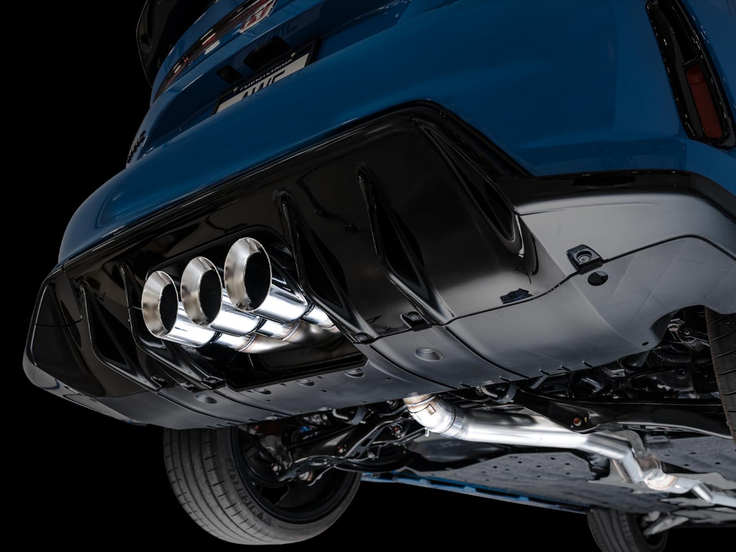 AWE Touring Edition for FL5 CTR - Triple Chrome Tips - 3015-52287