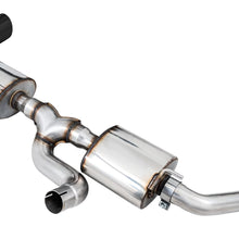 AWE Tread Edition Axleback Dual Exhaust for Jeep JL/JLU 3.6L/2.0T - Diamond Black Tips - 3015-33001