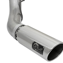 AFE Large Bore-HD 5 IN 409 Stainless Steel DPF-Back Exhaust System w/Polished Tip (2017-2021 F-250 Super Duty, F-350 Super Duty) - 49-43090-P