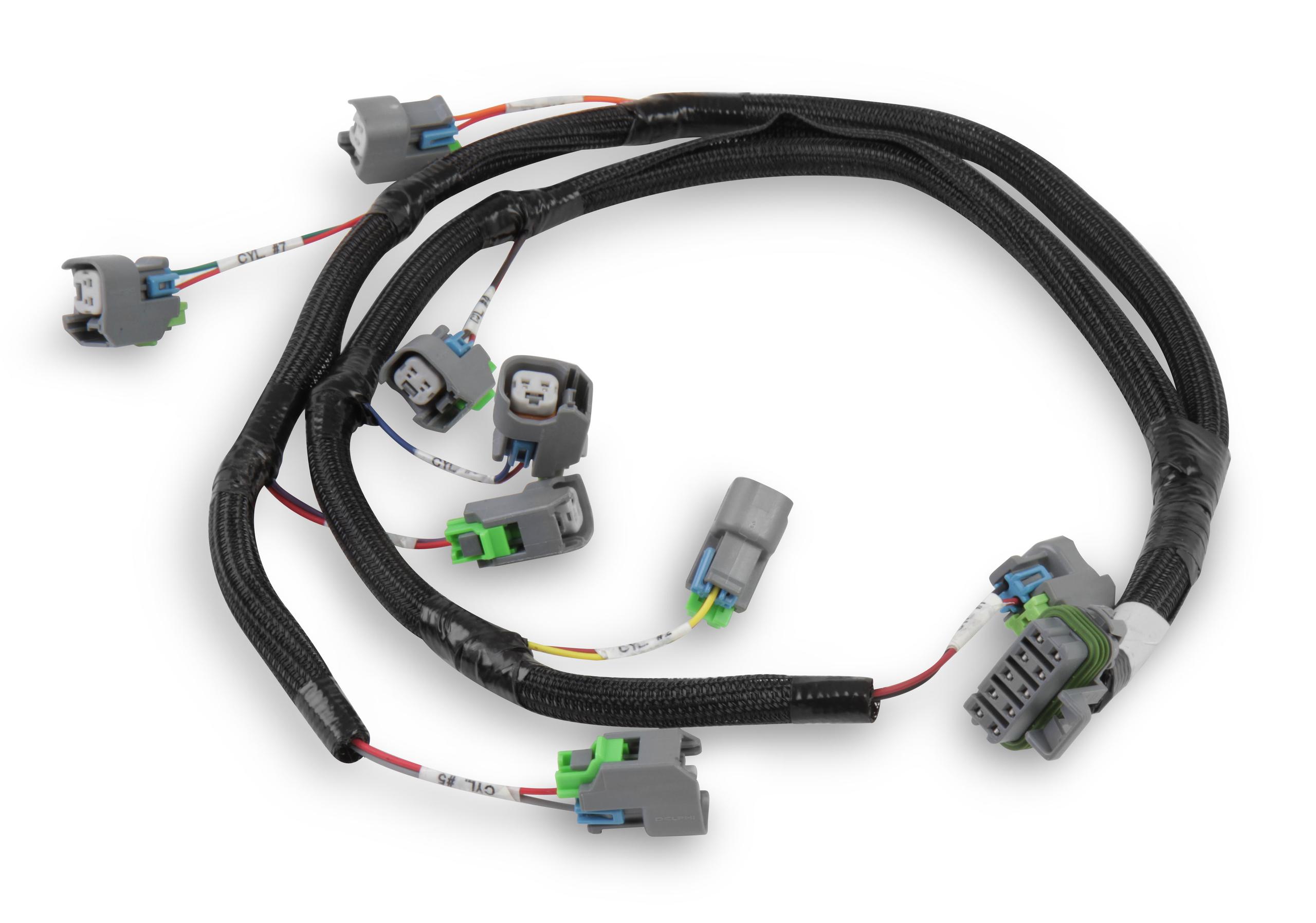 Holley Efi 558-212 Injector Harness, Ford, Uscar, Evenly Spaced