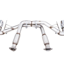 AWE Track Edition Exhaust - Quad Chrome Silver Tips (2020-2024 Corvette C8) - 3020-42080