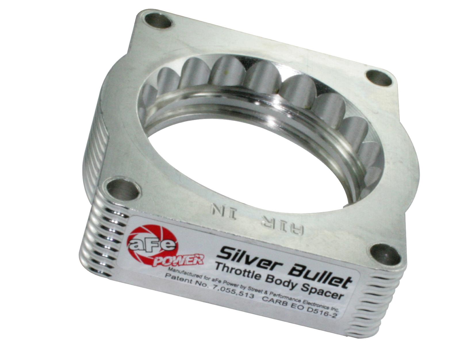 AFE Silver Bullet Throttle Body Spacer Kit (2004-2010 Expedition, F-150, F-250 Super Duty, F-350 Super Duty, Mark LT) - 46-33002