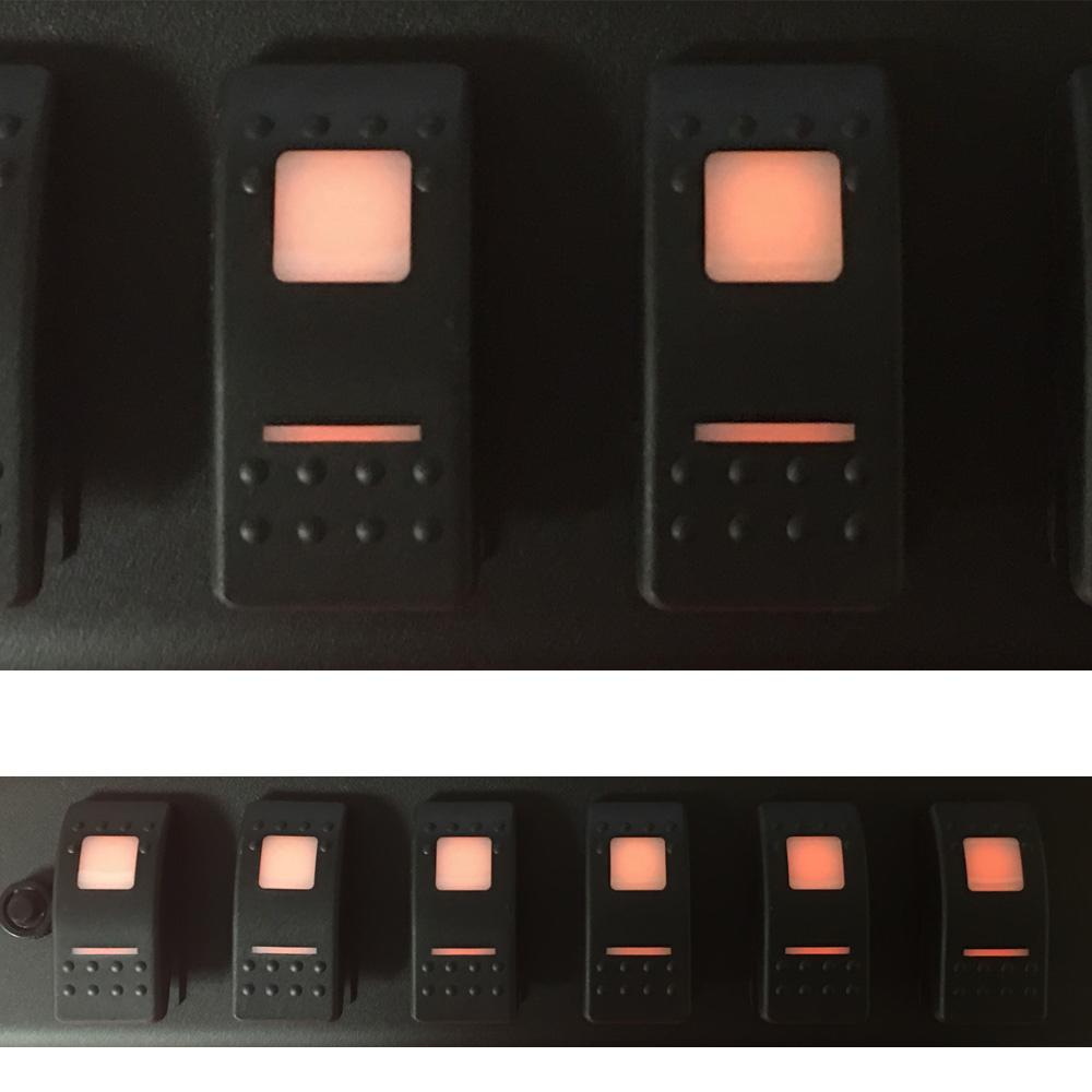sPOD Momentary Switch - Color: Amber - 860300