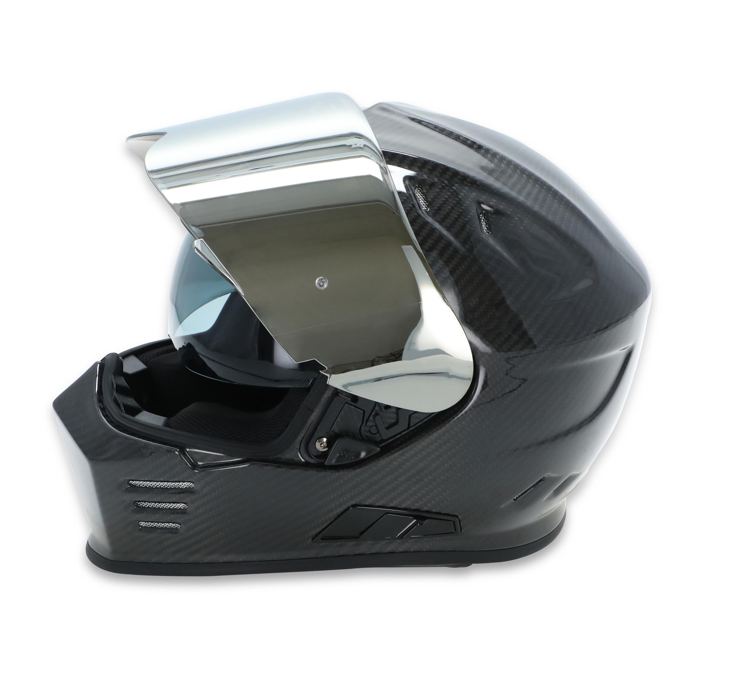 Simpson Racing Ghost Bandit Carbon Fiber Motorcycle Helmet -  Extra Large - GBDXLC