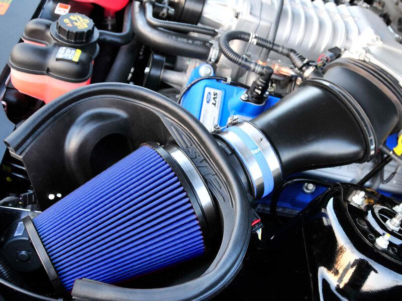 AirAid Shelby GT500 / GT350 SynthaMax Non-Oiled Replacement Air Filter (Blue)