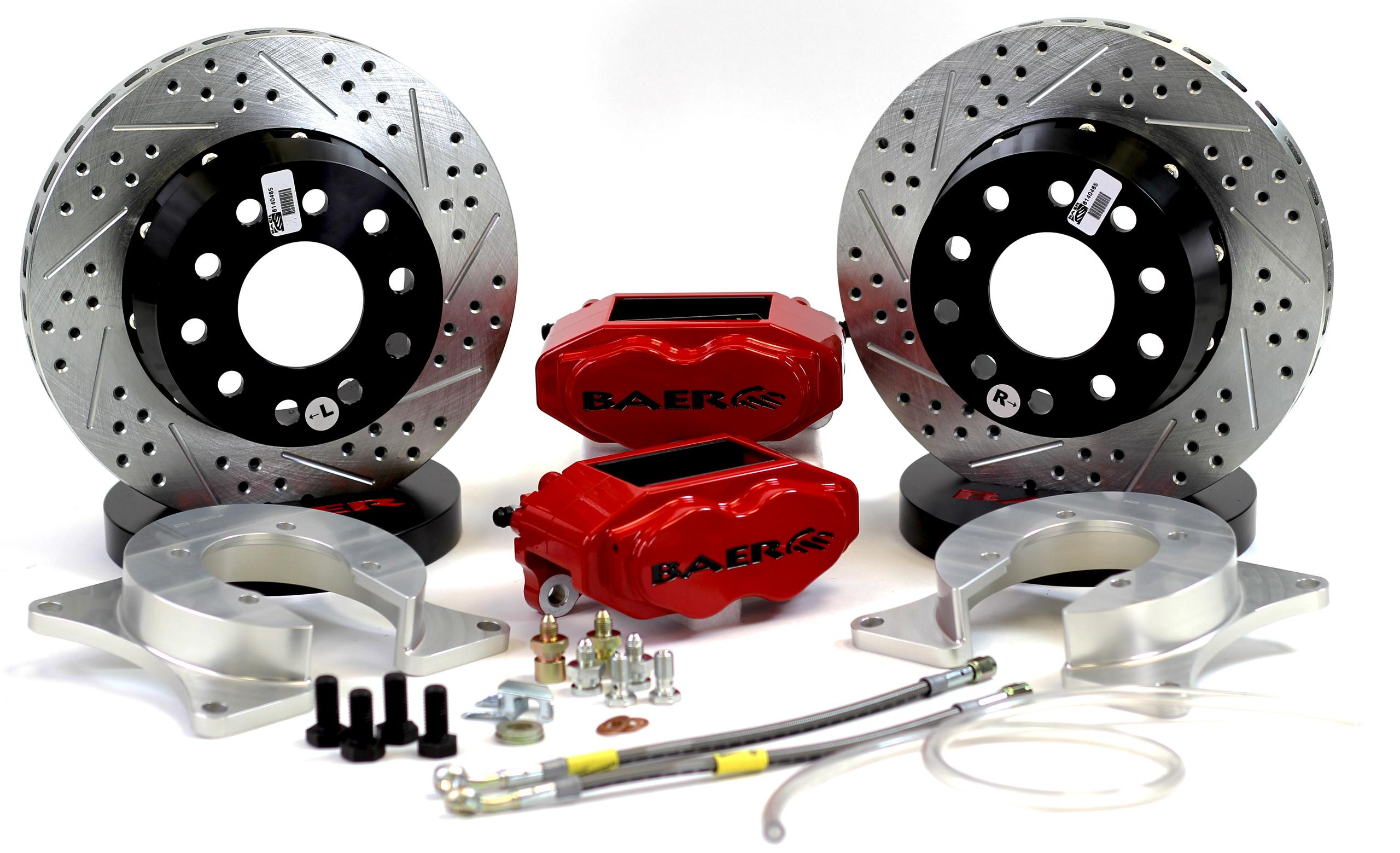 Baer 11" SS4+ Rear Brake Kit, Comp Yellow, SDZ - 4262689CY