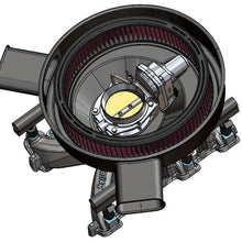 Holley RetroFilter Drive-By-Wire Air Cleaner - 14-Inch Diameter
 - Dual Snorkel - Chrome - 120-520