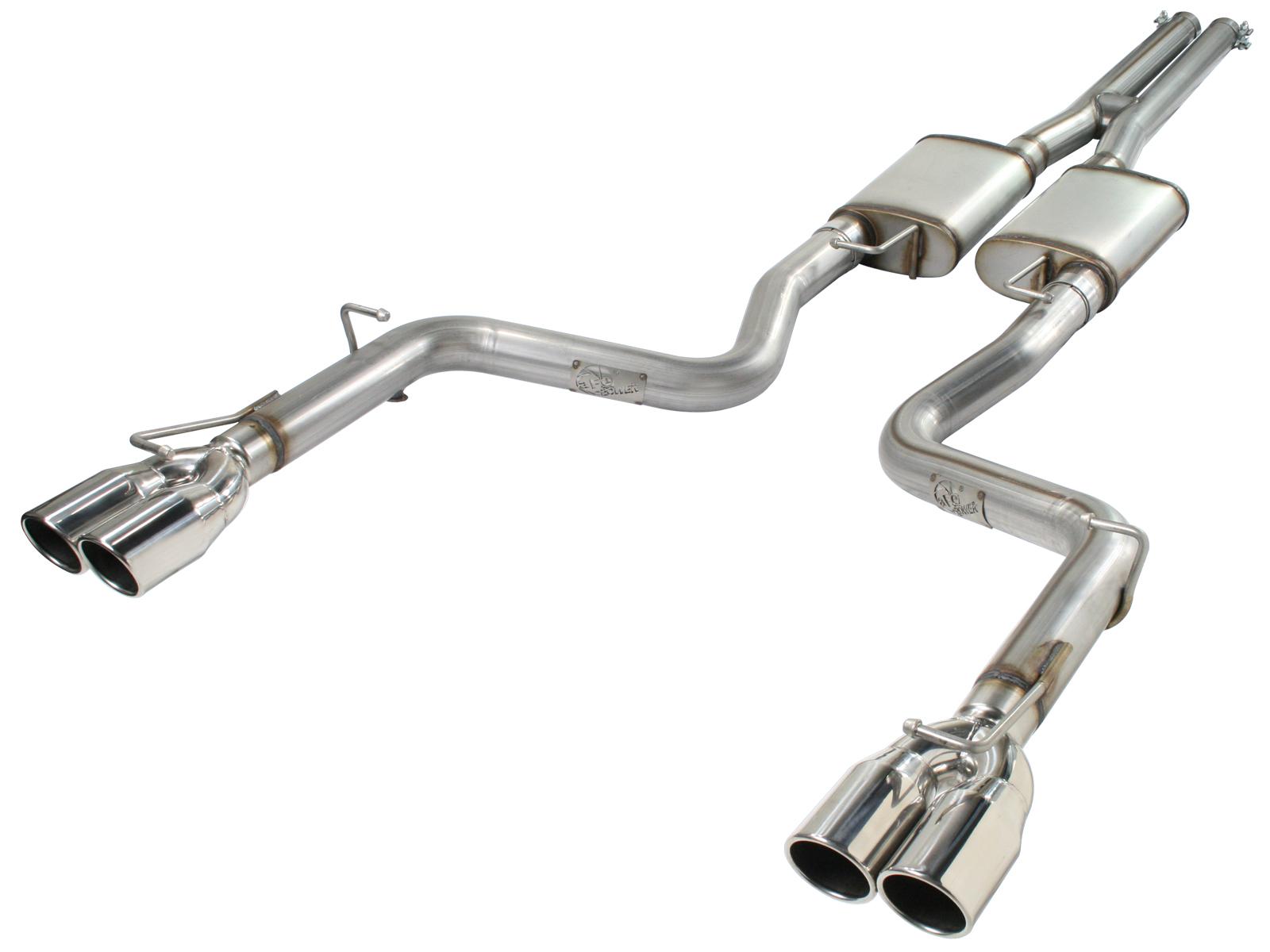 AFE MACH Force-Xp 3 IN 409 Stainless Steel Cat-Back Exhaust System (2009-2014 Challenger, Challenger) - 49-42017