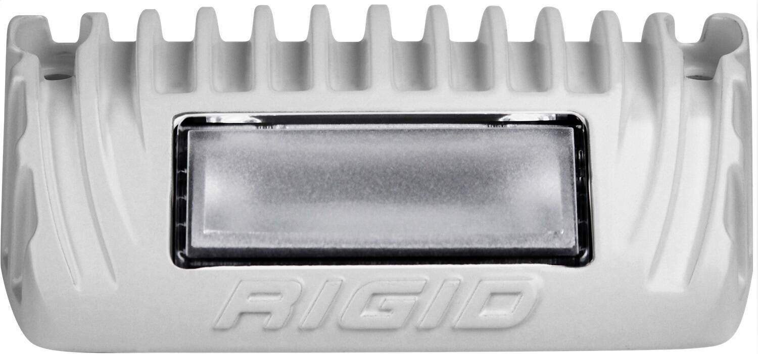 RIGID Industries Rigid 1X2 65 Degree Dc Led Scene Light, White Housing, Single - 86620