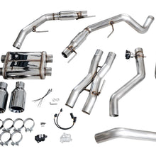 AWE SwitchPath Exhaust - Chrome Silver Tips (2021-2023 F-150 Raptor 3.5L) - 3025-32356