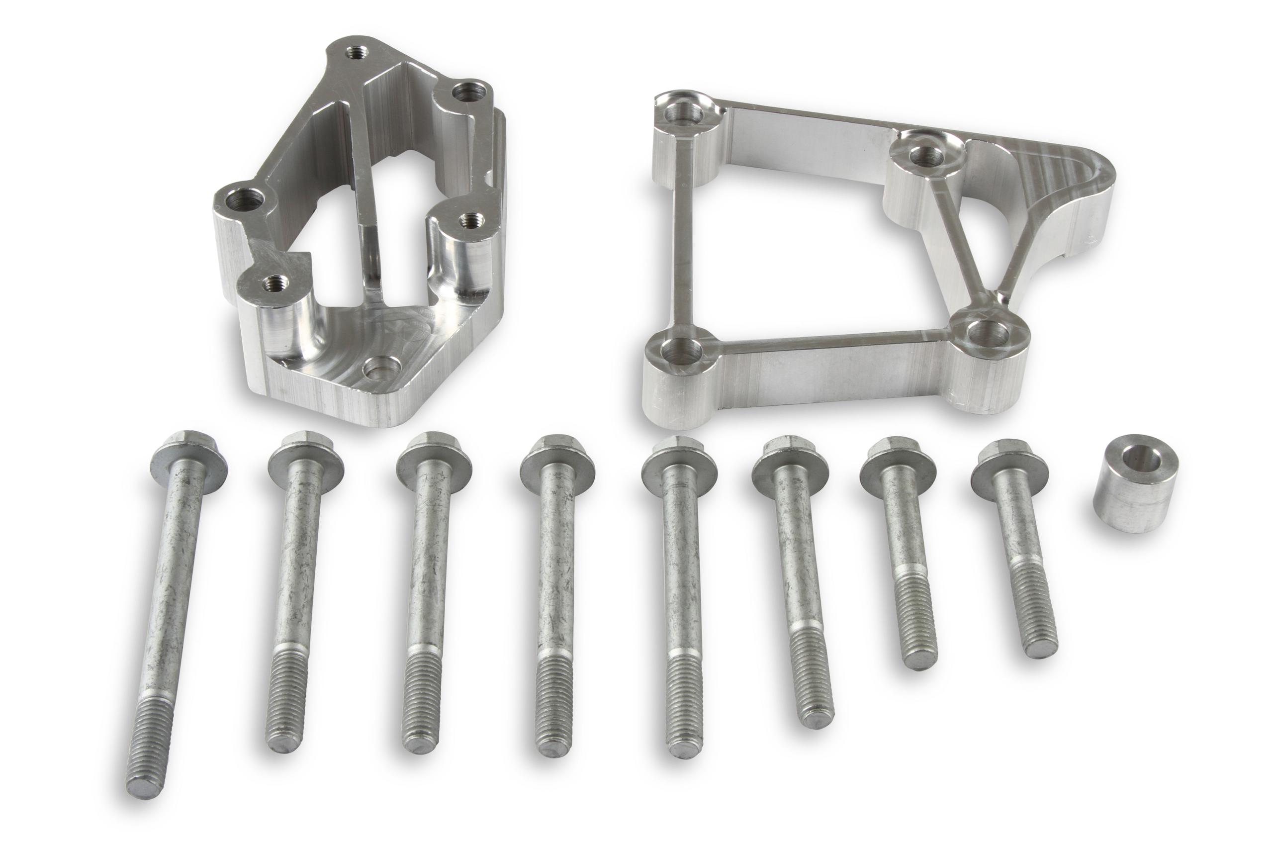 Holley LS Accessory Drive Bracket - Installation Kit for Middle Alignment.  - 21-2