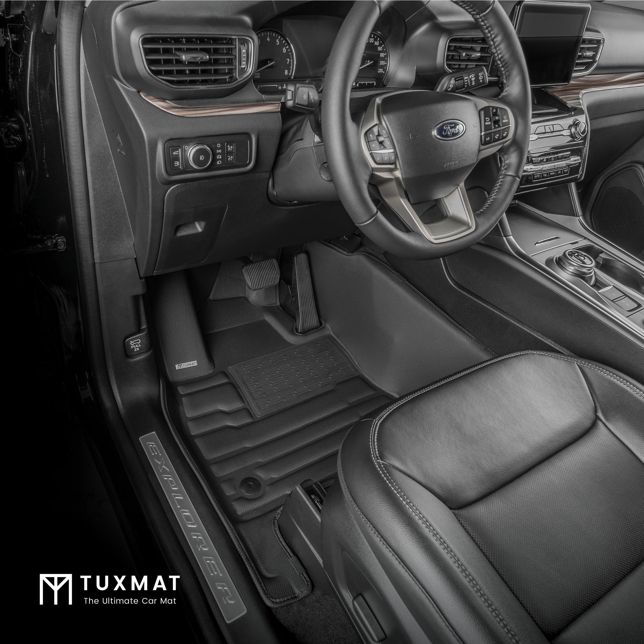 TUXMAT Floor Mats (2020-2026 Ford Explorer 6-Seater without Console) - 8696