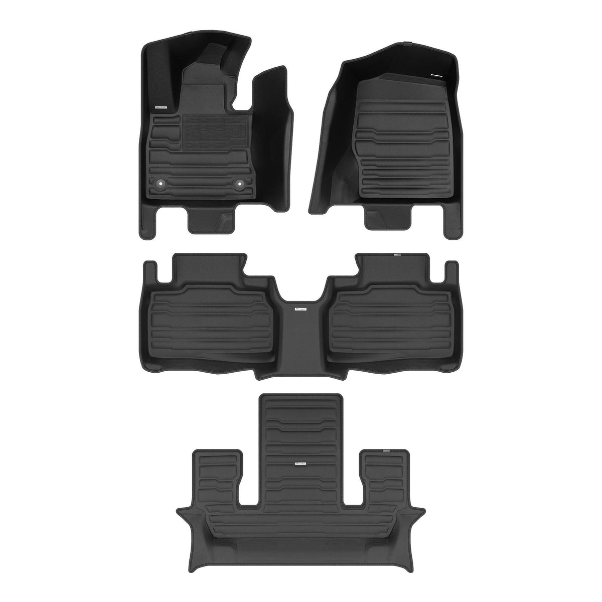 TUXMAT Floor Mats (2020-2026 Ford Explorer 6-Seater without Console) - 8696