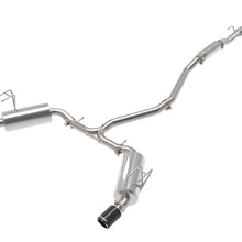 AFE Takeda 2-1/2 IN to 2-1/4 IN 304 Stainless Steel Cat-Back Exhaust System Carbon (Honda Civic 2022 L4-1.5L (t)) - 49-36628-C